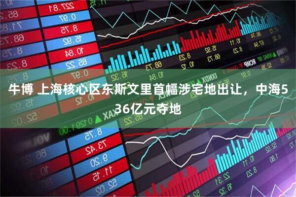 牛博 上海核心区东斯文里首幅涉宅地出让，中海536亿元夺地